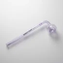 Curved Sweet Puff Glass Pipe 14cm Purple Balancer