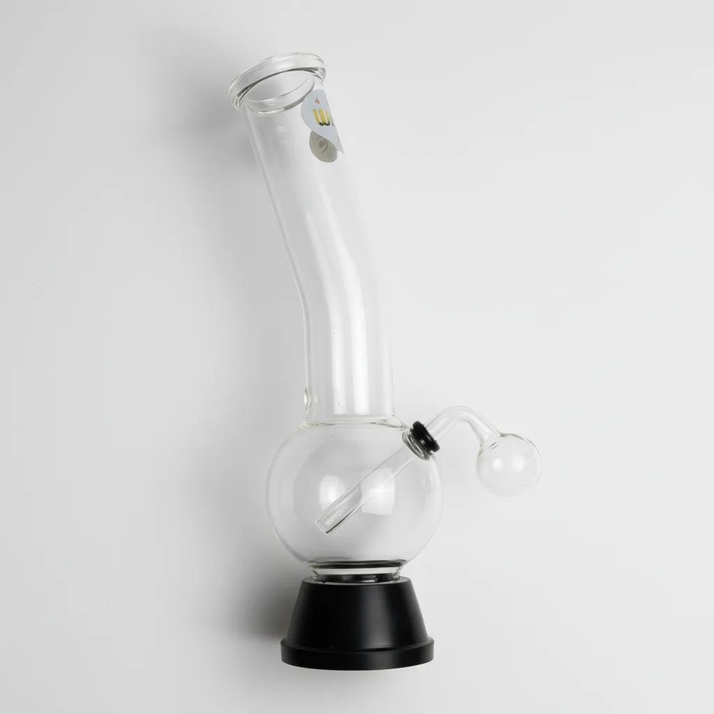 Glass Bubble Crack Bong 24cm