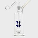 ArtFlow Cylinder Glass Pipe 11cm with Mini Bubbler Glass Pipe