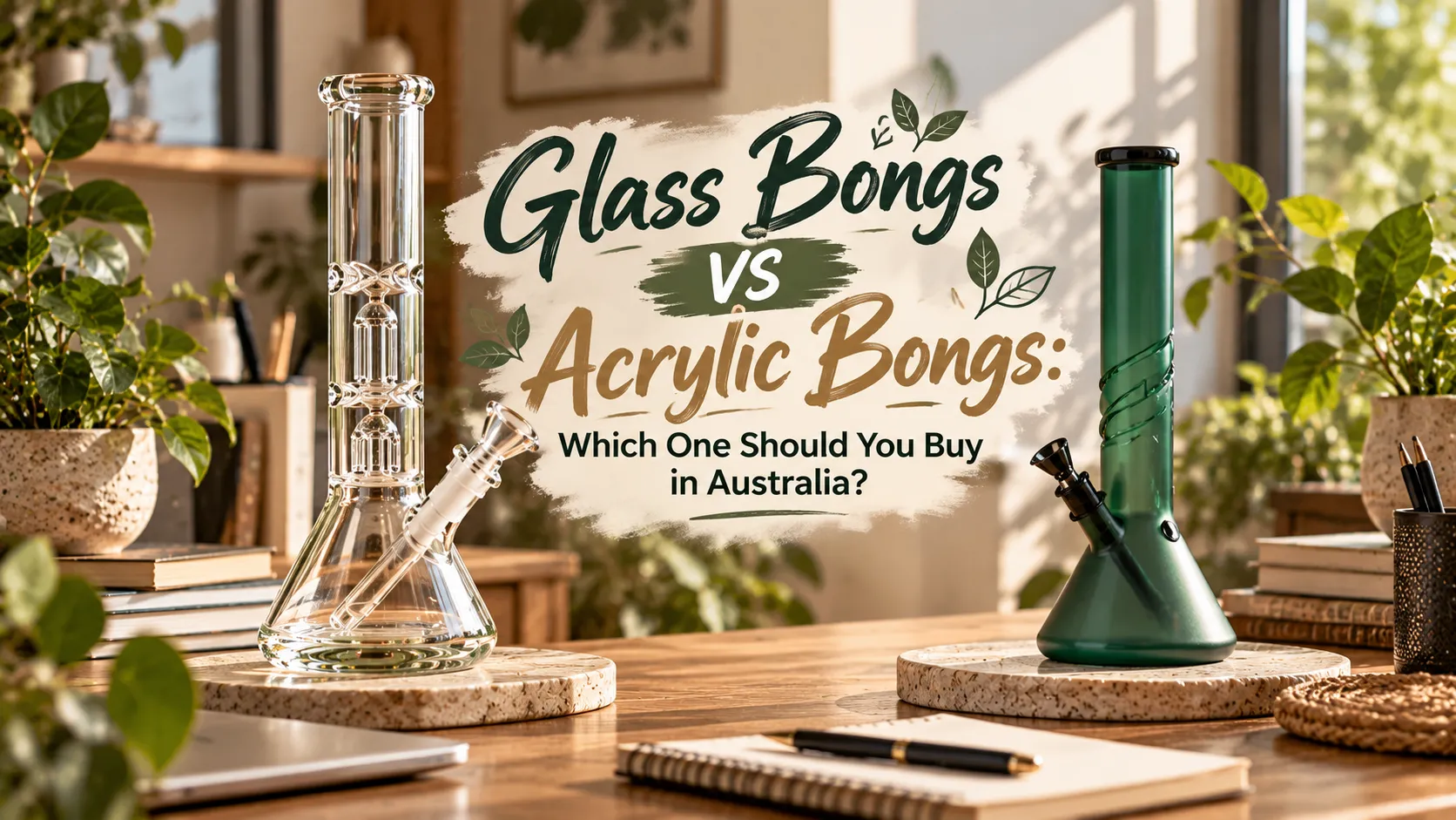 Glass Bongs vs Acrylic Bongs in Australia – material and buying comparison